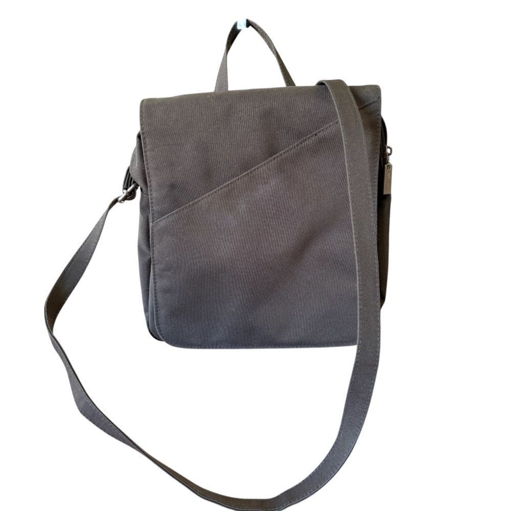 Crossroads Fabric Crossbody Purse Dark Brown